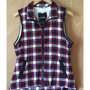 Plaid vest